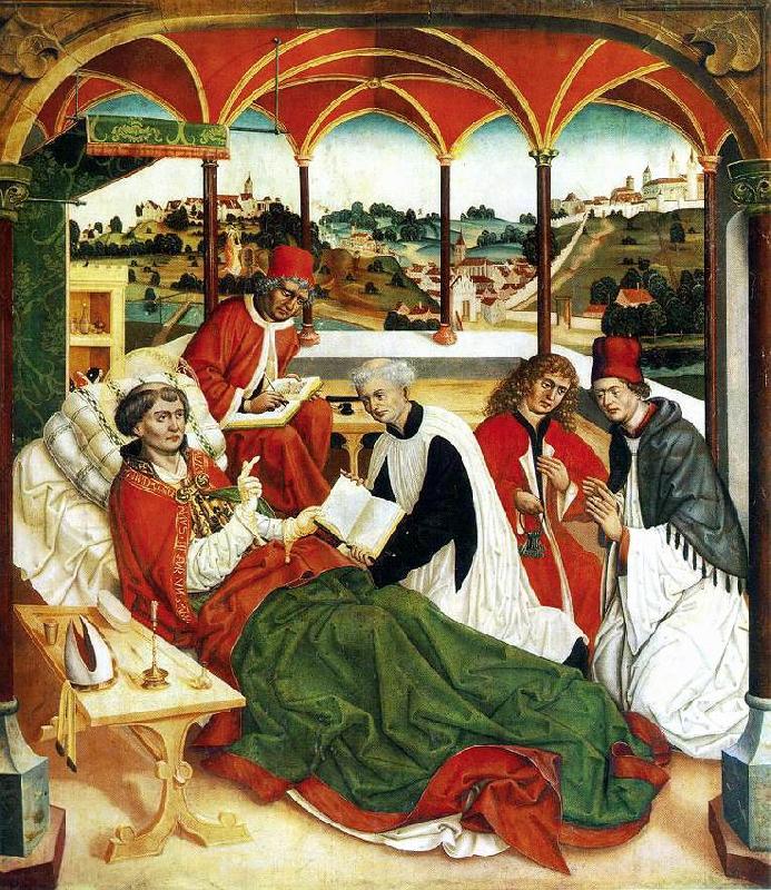 POLACK, Jan The Death of St Corbinian Sweden oil painting art